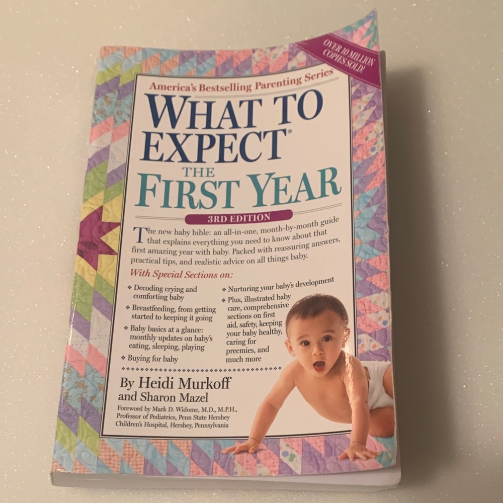 What to Expect the First Year - Multicolor Parenting Book